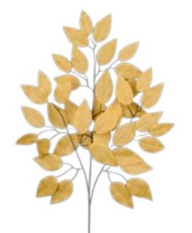 FG633736 | 23''L FICUS SPRAY | ANTIQUE GOLD | BUNDLE OF 12