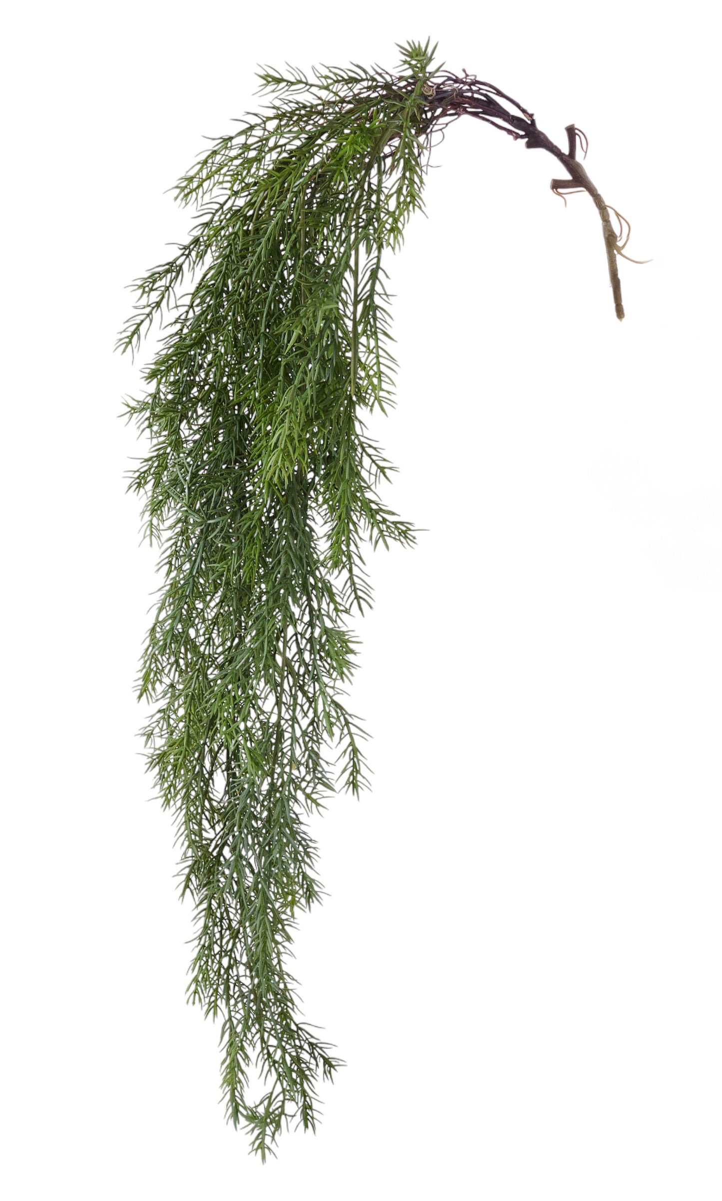 FG661930 | 44"L | Tt. Green/Brown | Plastic Pine Hanging Spray