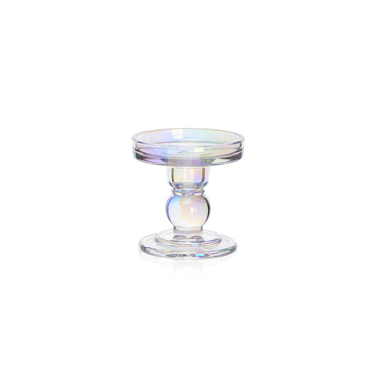 GA15018IR | 4"D x 4"H | GLASS CANDLE HOLDER