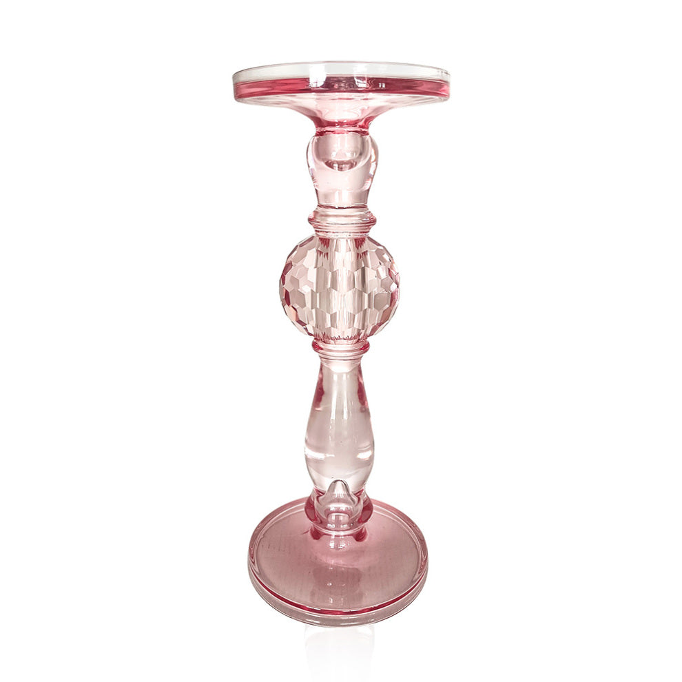 GA15031PK | 13.5"H x 5"D | Candle Holder | Pink