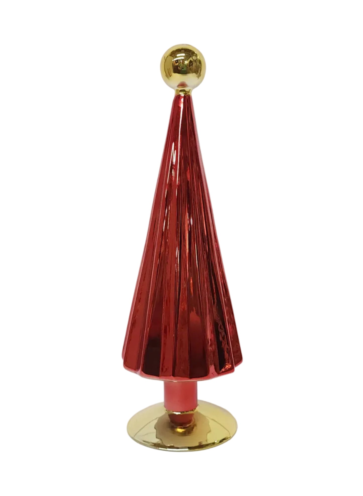 GC01055RD | GLASS CHRISTMAS TREE | RED