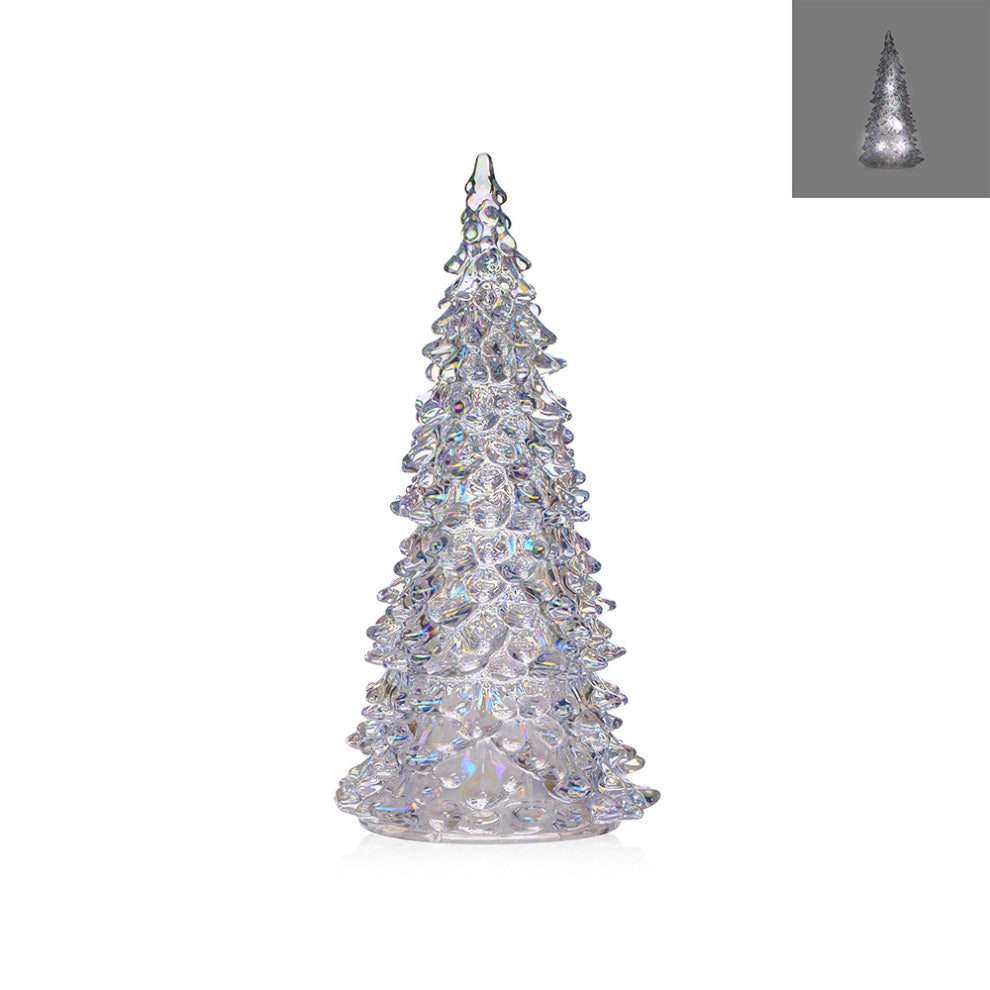 GC11083IR | GLASS CHRISTMAS TREE | IRIDESCENT