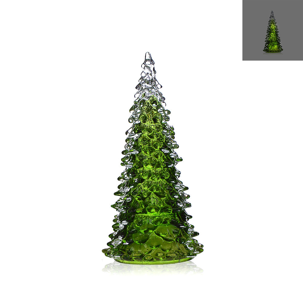GC11086GR | GLASS CHRISTMAS TREE | GREEN