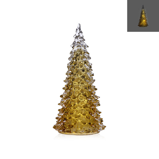 GC11087AM | GLASS CHRISTMAS TREE | GOLD
