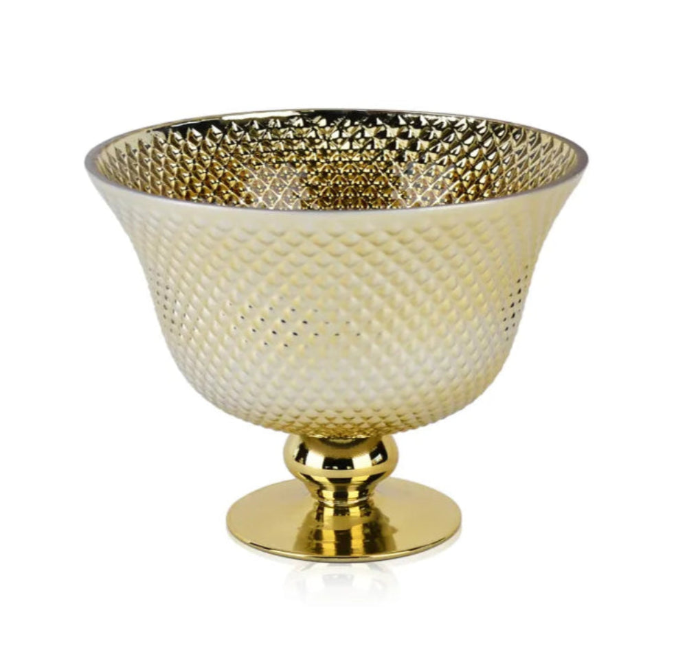 GC31070GD | 8"D | CHRISTMAS BOWL | GOLD