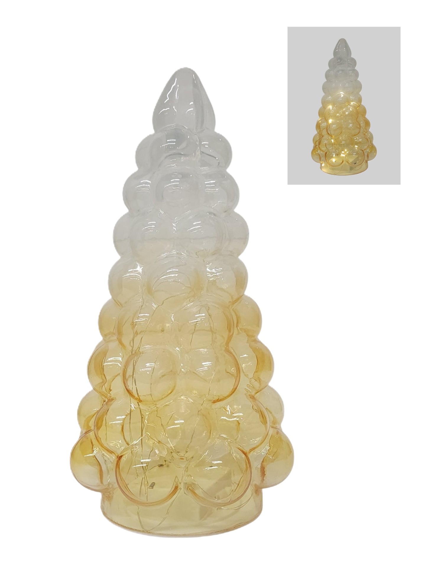 GC56175MT | CHRISTMAS TREE W/LED | GOLD