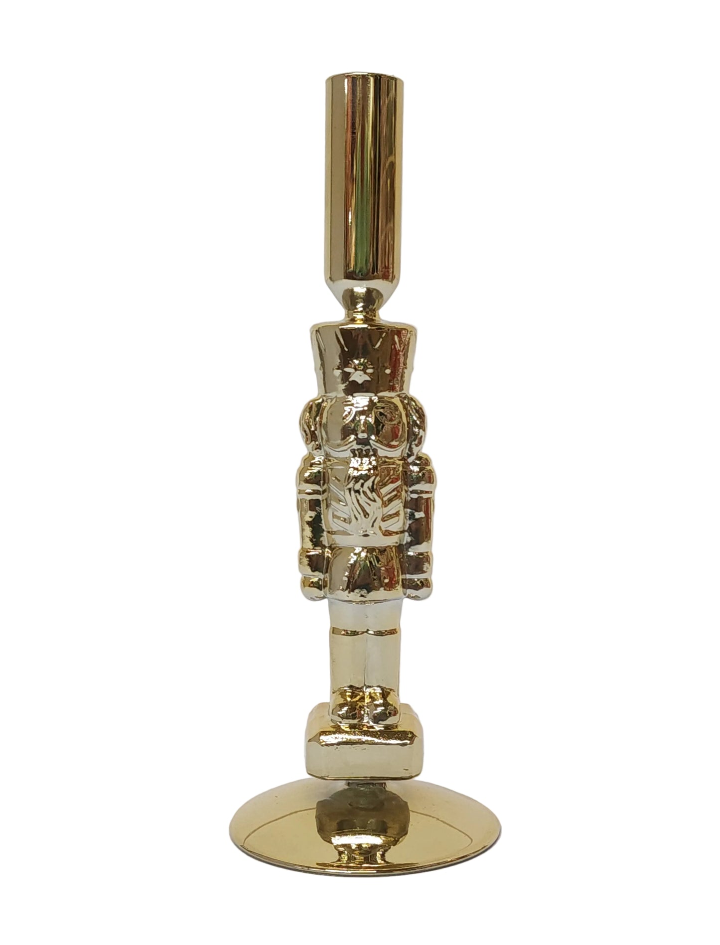 GC84001GD | CHRISTMAS TAPER CANDLE HOLDER | GOLD