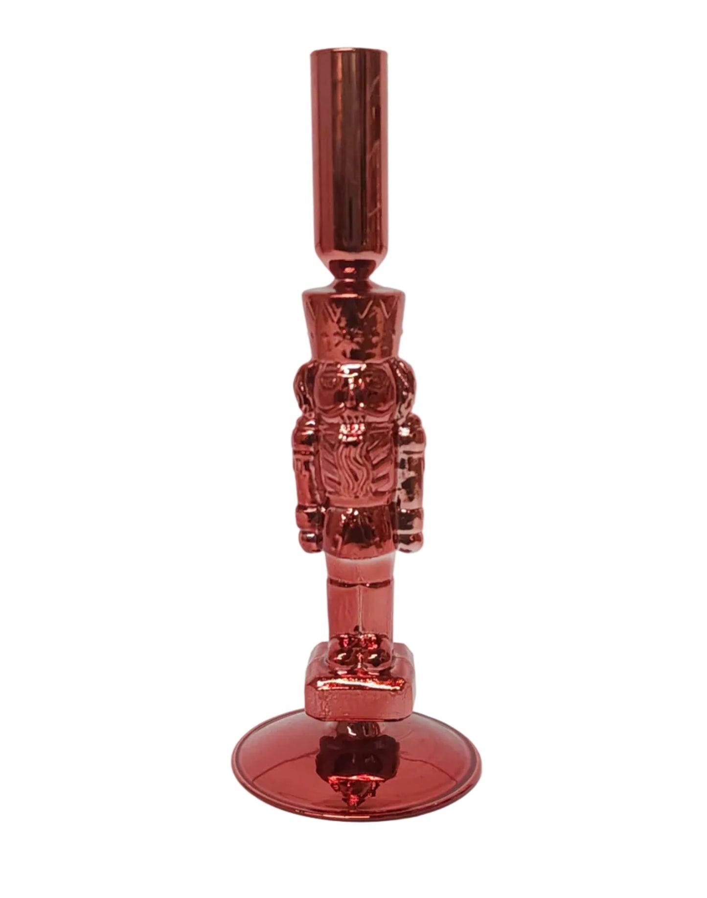 GC84003RD | CHRISTMAS TAPER CANDLE HOLDER | RED