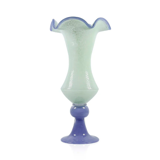 GE69002GR | 7.5"D x 16"H | GLASS VASE | GREEN