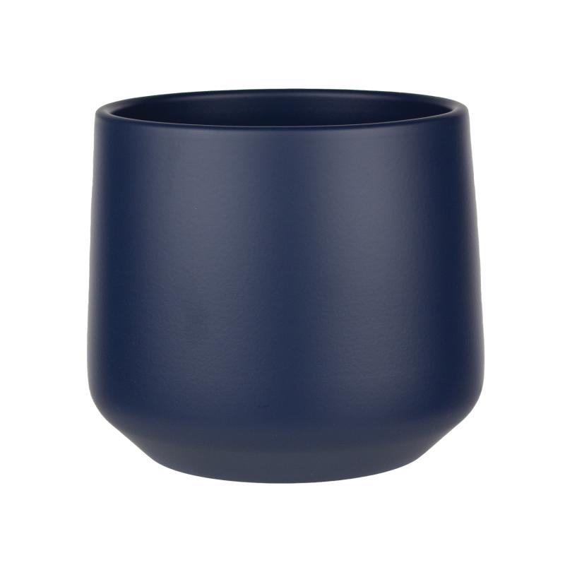 7381-04-1684 | 7" x 6.25" | Atlanta Planter | Midnight Blue