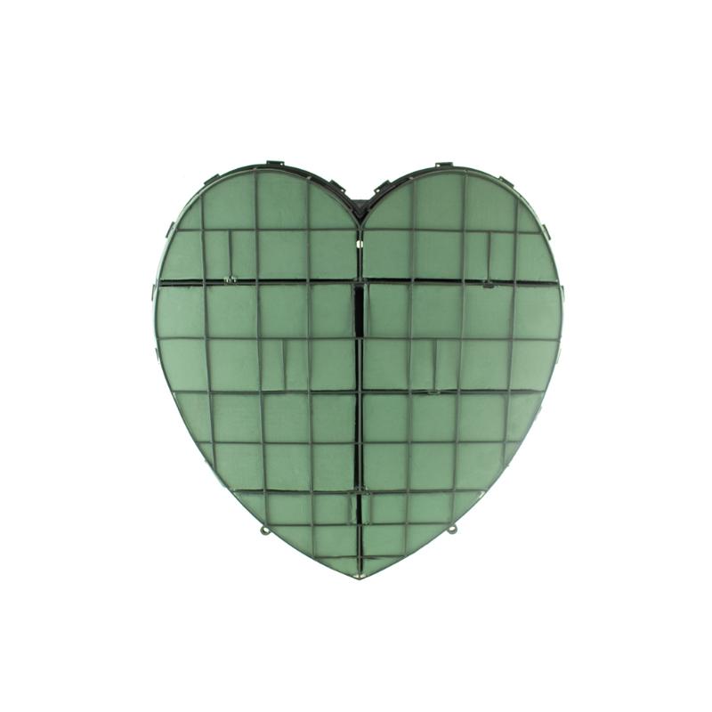 F287049 12" WET FOAM SOLID HEART- GREEN