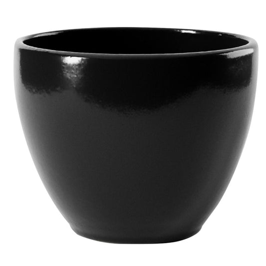 7116-04-2122 | 6" | Memphis Clay Pot | Black