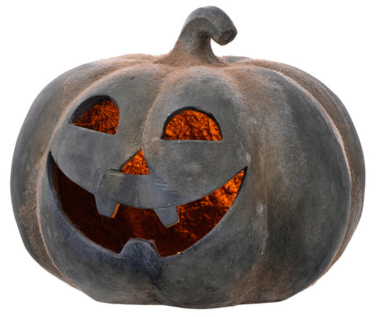 H26121 | MGO Rustic Jack-O-Lantern Pumpkin LED