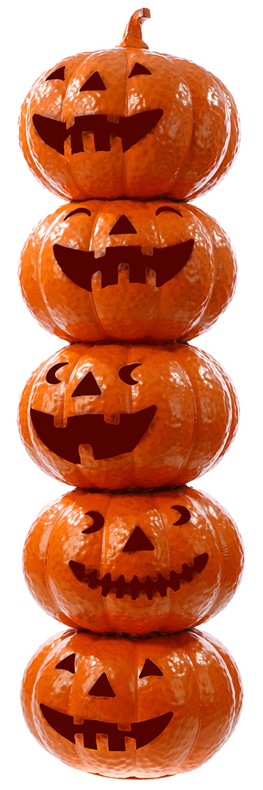 H26207 | Metal 5 Stack Pumpkin