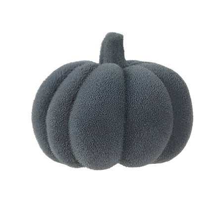 HA044299 | 7.5"Dia x 6"Oah | Flocked Pumpkin W/Stem