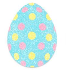 HE6166 20"OAH GLITTERED EVA EASTER EGGS 3A