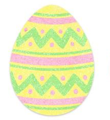HE6166 20"OAH GLITTERED EVA EASTER EGGS 3A