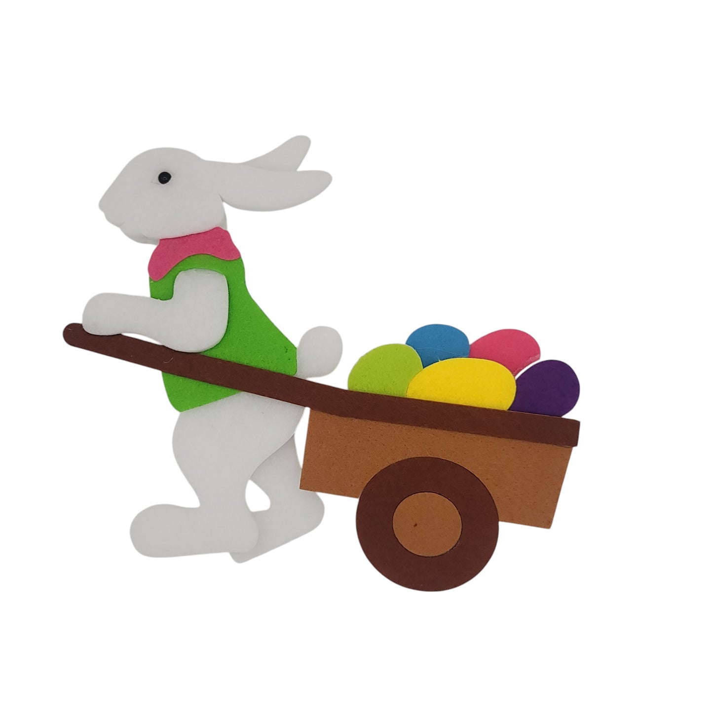 HE7164 FOAM EASTER BUNNY EGG CART