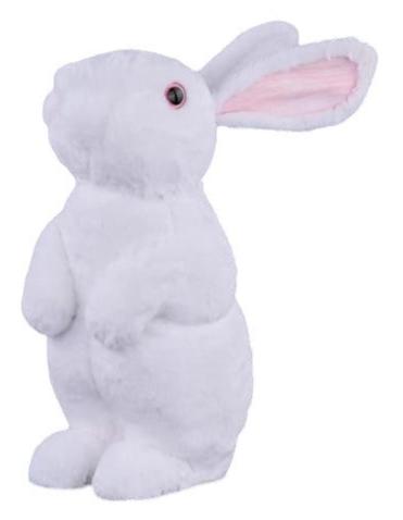 HE7273 | 15.25"Hx10.25"L | Standing Rabbit