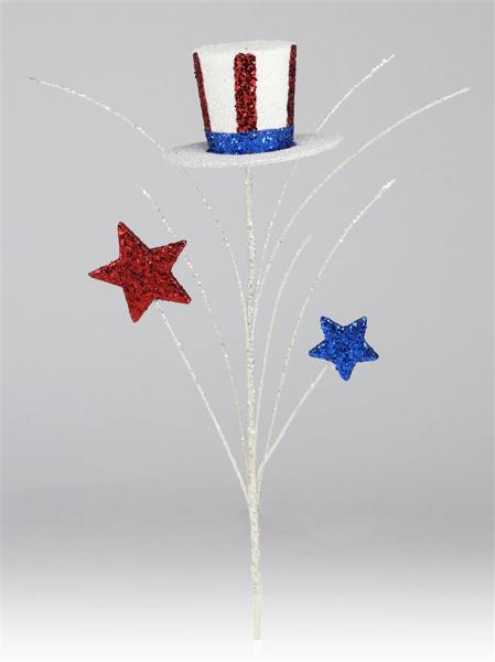 HJ0015 Glitter Hat/Star Pick - A&B Wholesale Market Inc