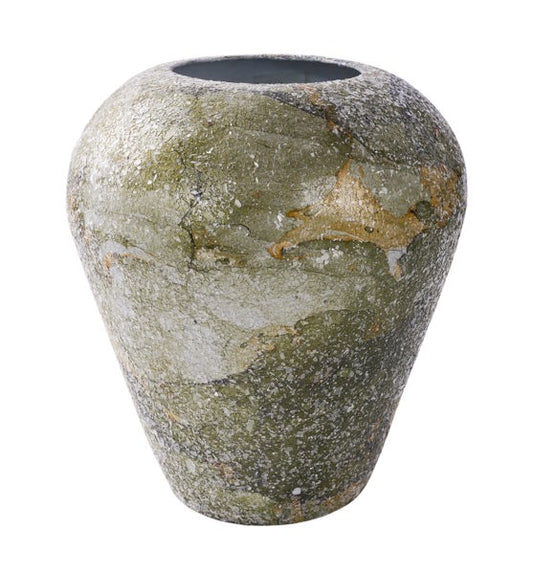 KE261551 | METAL CRACKLE JAR | 13"H x 12"DIA