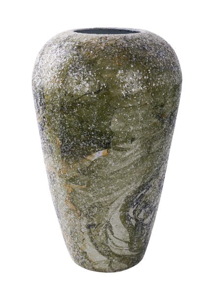 KE261561 | METAL CRACKLE VASE | 19.5"H x 12.5"DIA