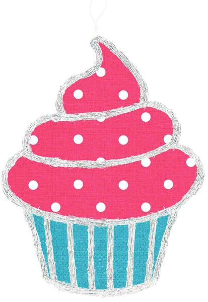 KG3070 Vine/Fabric Cupcake - A&B Wholesale Market Inc