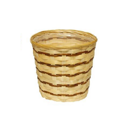 KP5078-    8" Bamboo/Fern Pot Cover