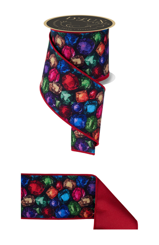 LX1157RT | 4" | Gems/Fused Ribbon | 10yd