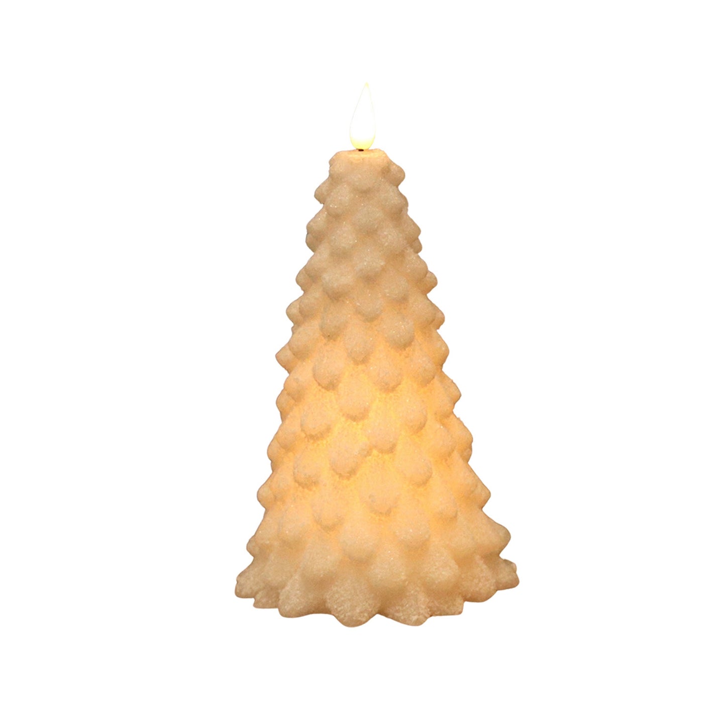 LXS39412T | LARGE LED CHRISTMAS TREE CANDLE | WHITE