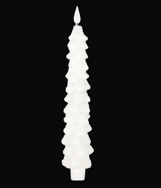 LXS59197T | CHRISTMAS TREE LED TAPER | WHITE