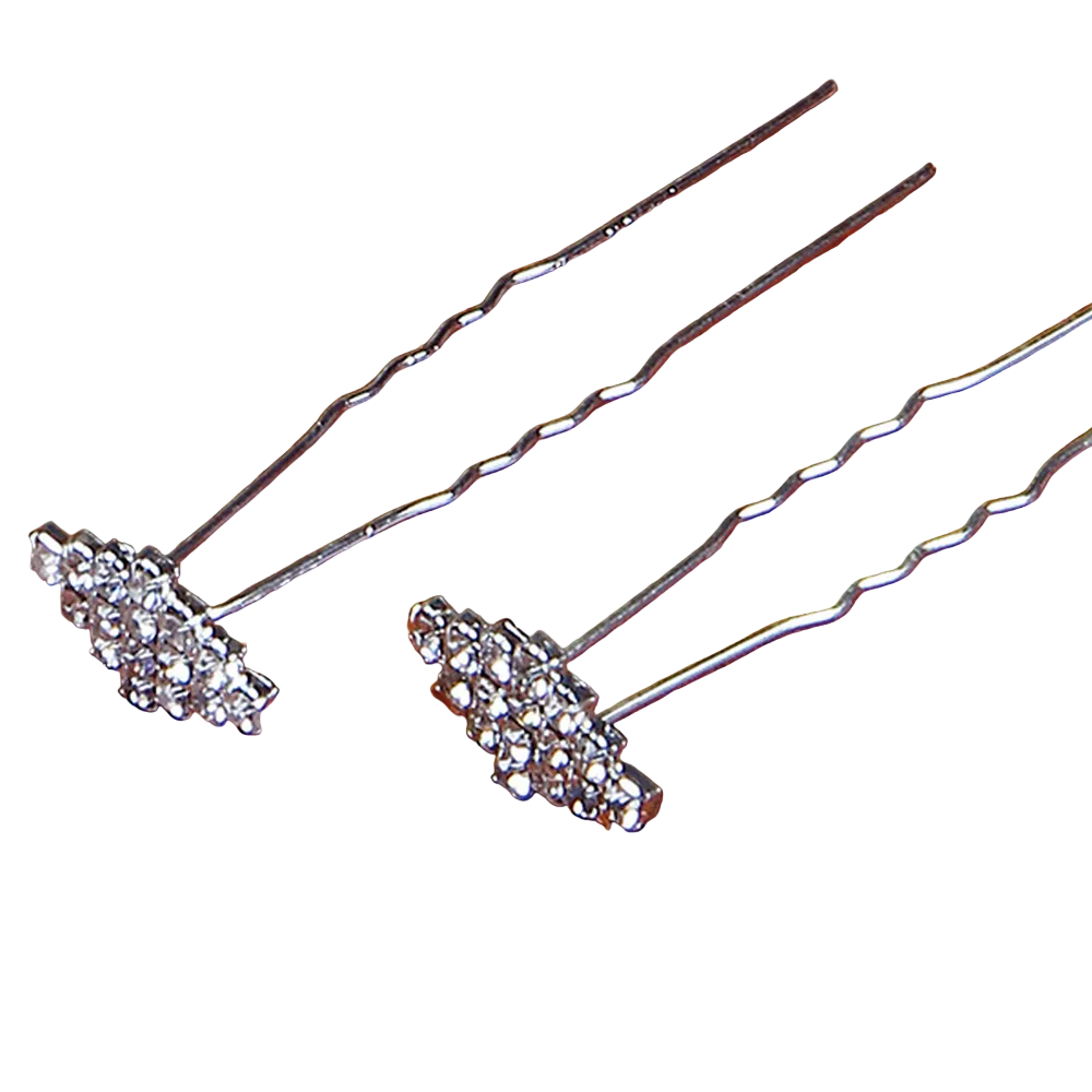 4824-CRYSTAL | DIAMOND HAIR PIN, DIAMOND | CRYSTAL | 10PCS/PACK