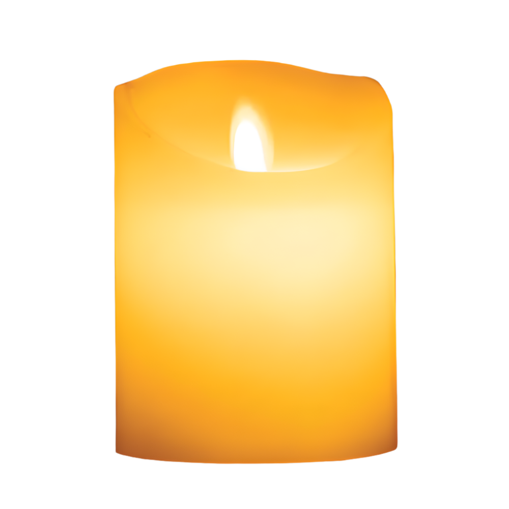 5962-IVORY 4" Wax Swinging Candle