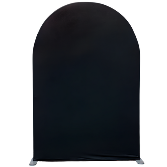 4207-BLACK  90"H x 60"W ARCH BACKDROP SPANDEX COVER, 1 PC/BAG