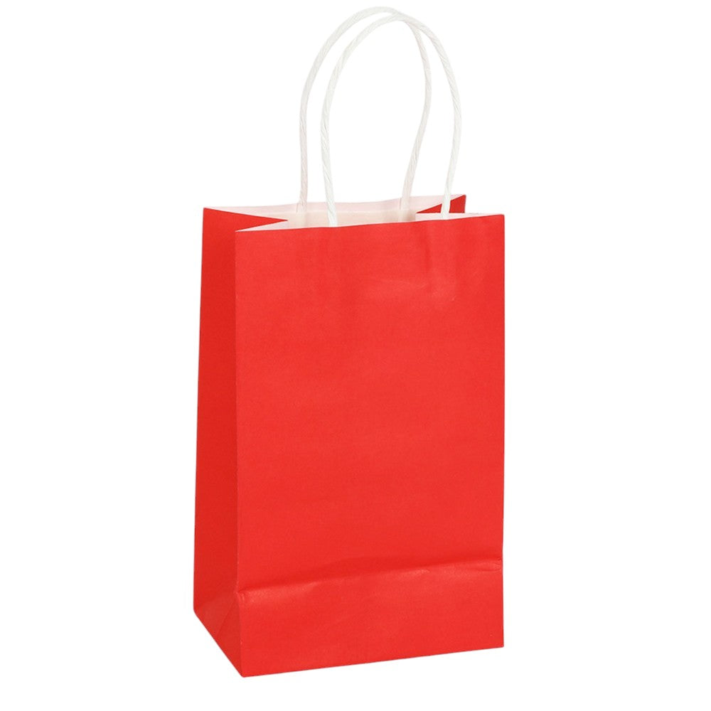 1261-RED Paper Tote Treat Bags S10