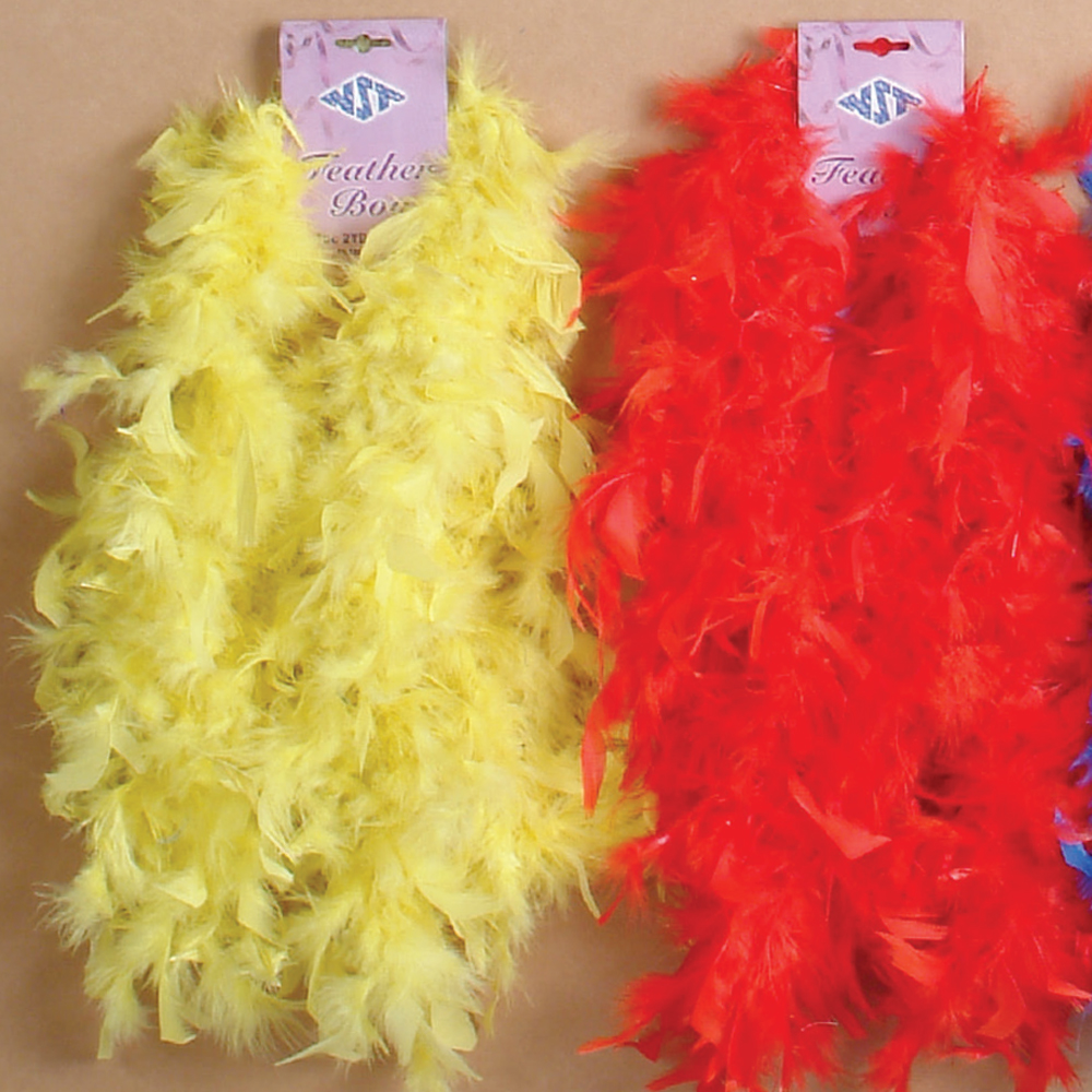 7144-RED | FEATHER BOA | RED | 2YDS