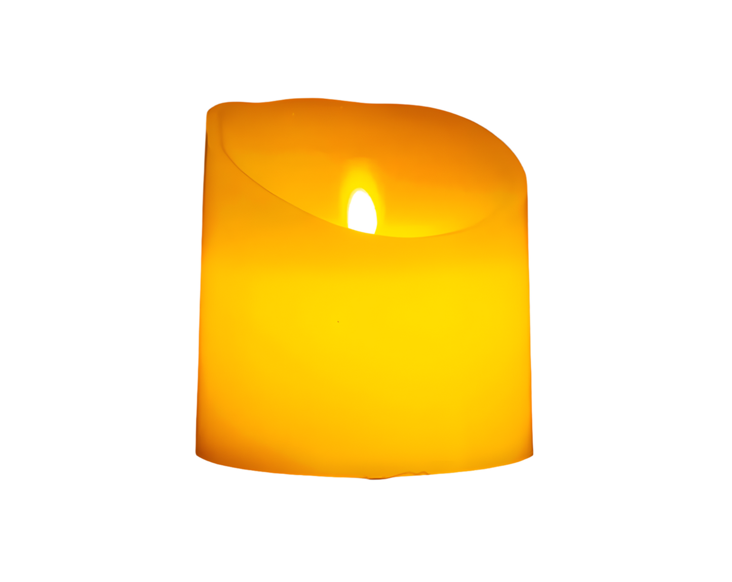 5965-Ivory | 4"X4" | Wax Swinging Candle - A&B Wholesale Market Inc