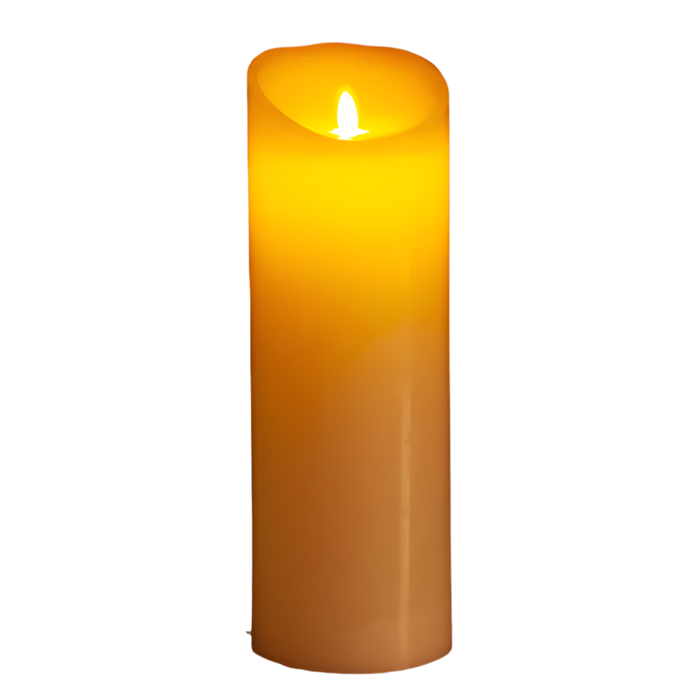 5969-Ivory 4"X12" Wax Swinging Candle