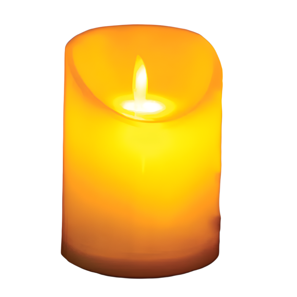 5987-IVORY Swinging Candle