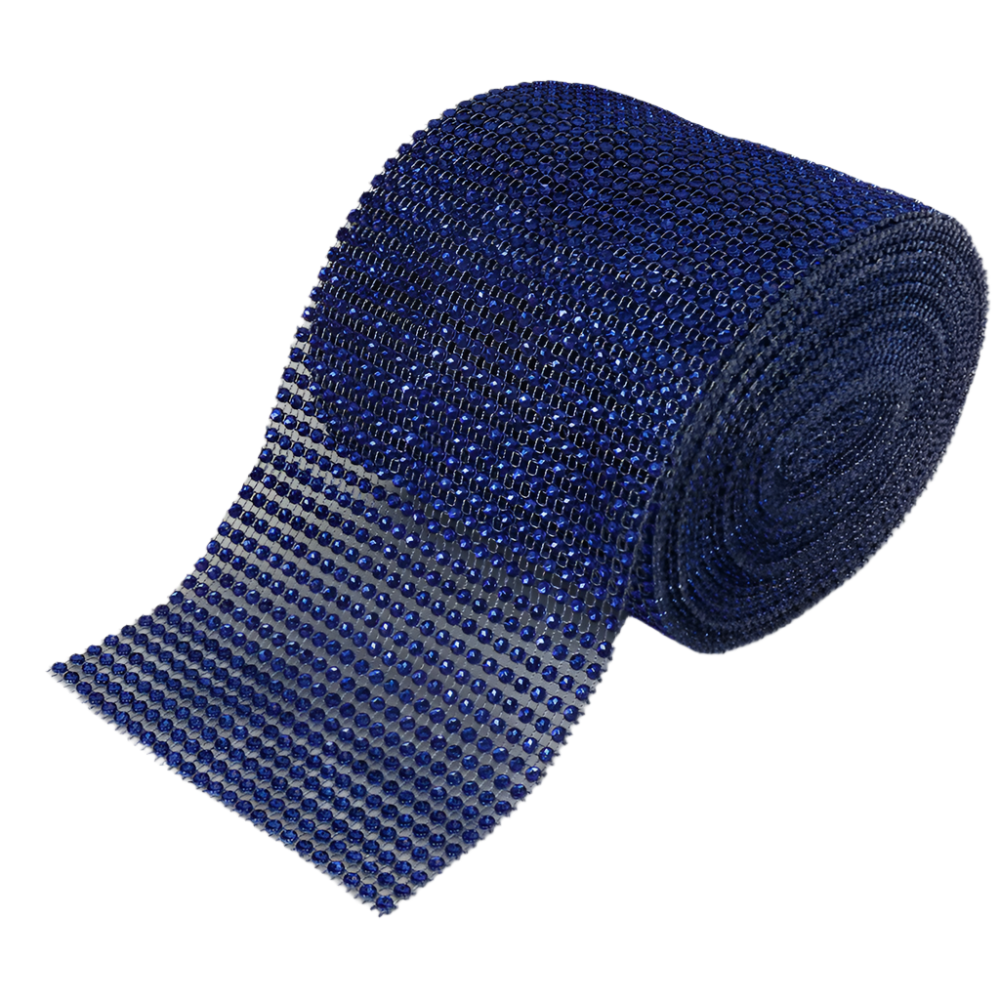 5920-R.BLUE  4.75"x10YD DIAMOND RIBBON