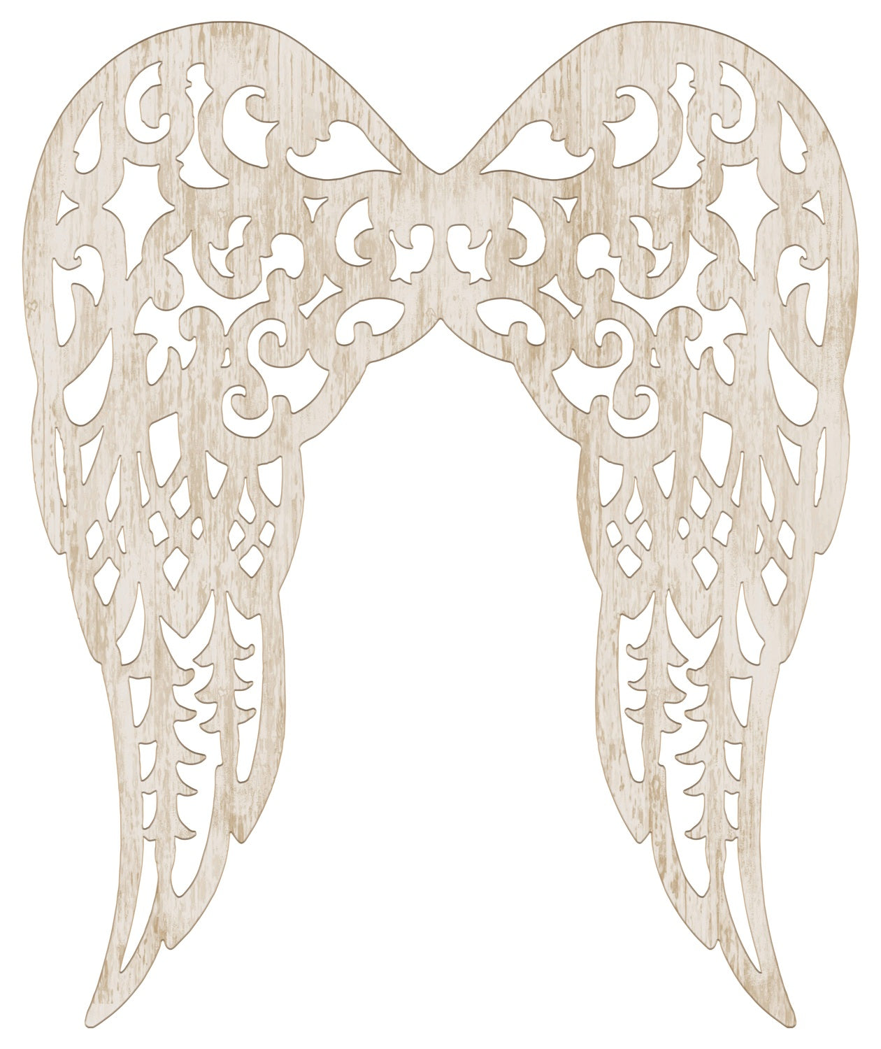MD153874 | Filigree Angel Wings | Antique Cream