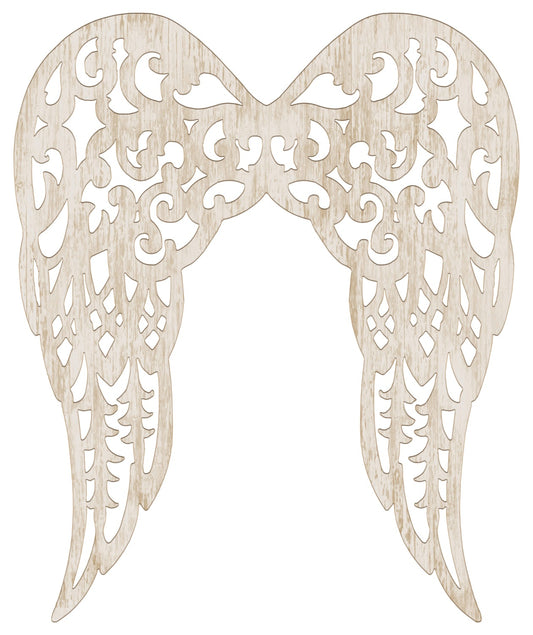 MD153874 | Filigree Angel Wings | Antique Cream