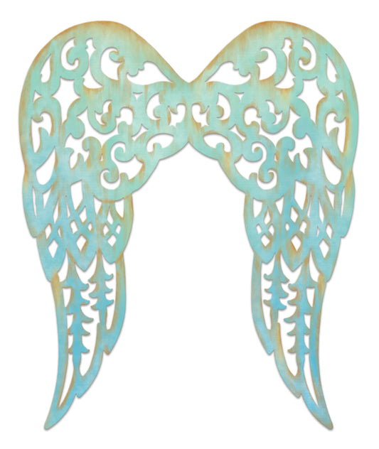 MD1540E5 | 24"H x 20"L | Filigree Angel Wings