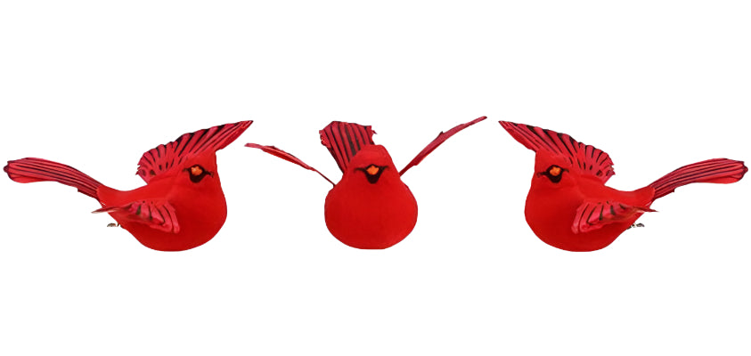 ME0622 | 6"L | Flying Cardinal W/Clip | 6Pcs/Box