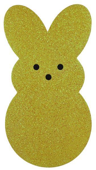 MS167429 20"Hx11"W GLITTERED EVA SUGAR BUNNY - A&B Wholesale Market Inc