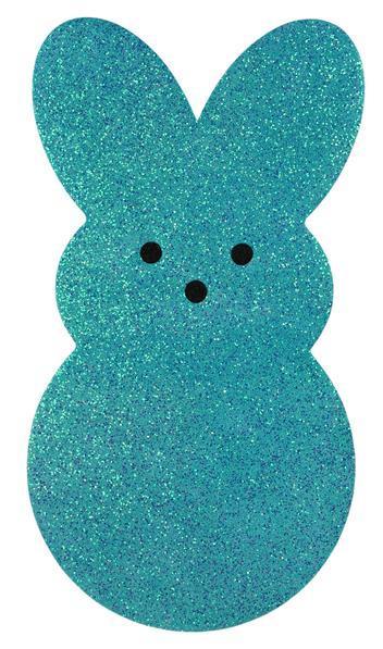 MS167440 20"Hx11"W GLITTERED EVA SUGAR BUNNY - A&B Wholesale Market Inc