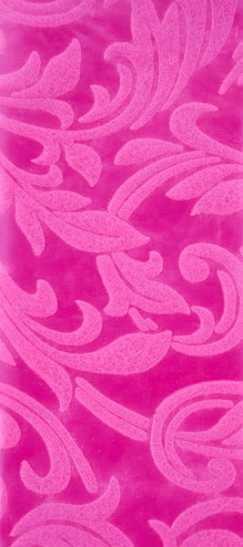 NR500411 | 1" | Leaf Filagree | Hot Pink | 50yd