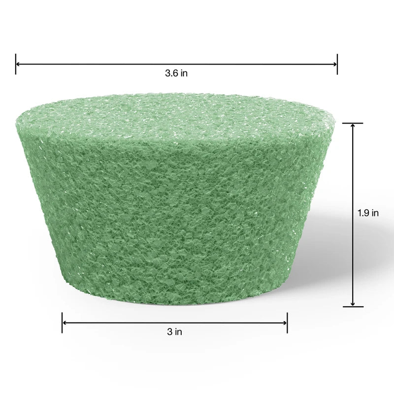 PI432GU/36 | INSERT MEMORIAL POT | GREEN | 3.6"x2.9"x1.9"