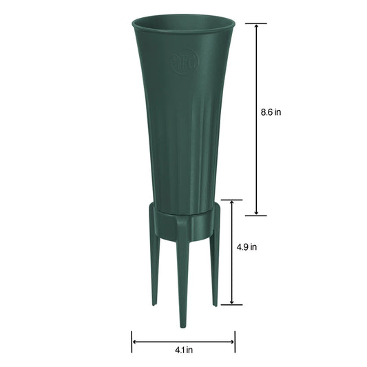 RSFC00038U/24 | 4.1"x8.6" | TRIBUTE CEMETERY VASE W/REVERSIBLE SPIKE | 24PCS/CASE