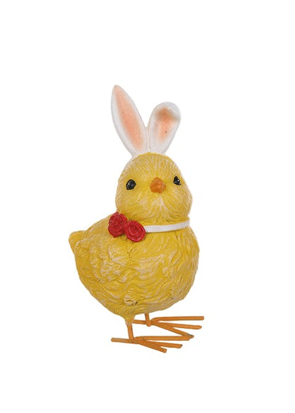 S25071 | Resin Chick w/Bunny Ears | 3 Asst